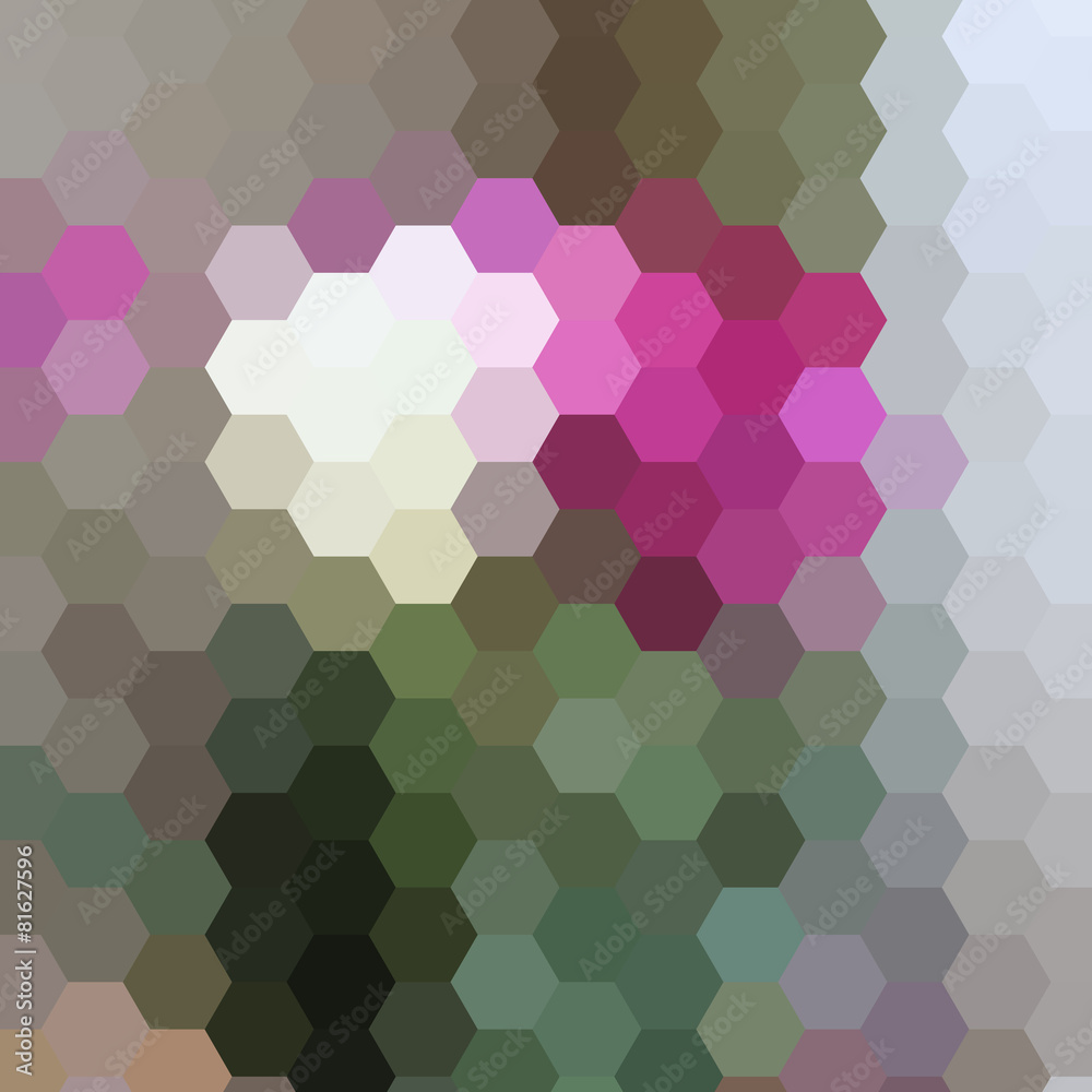 Fototapeta premium Illustration of colorful abstract mosaic
