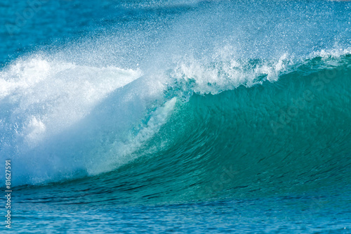 Beautiful Blue Ocean Wave