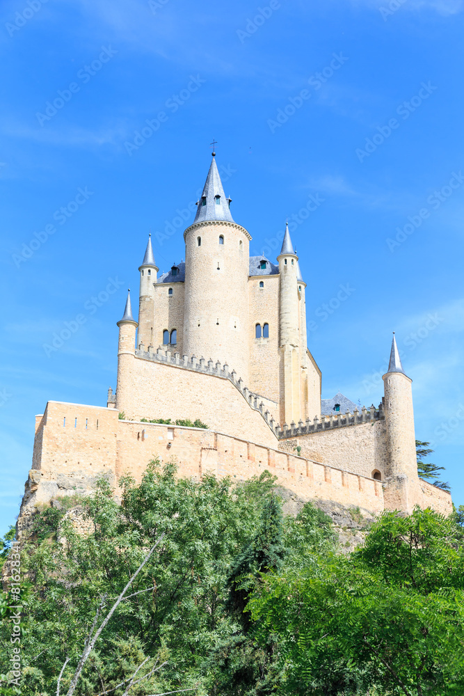 The famous Alcazar of Segovia, Castilla y Leon