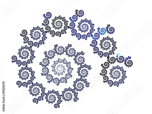 fractal on white background