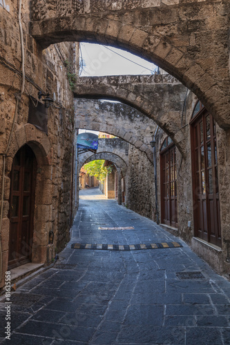 Street in medieval town