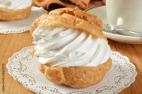 Fotografie Large cream puff