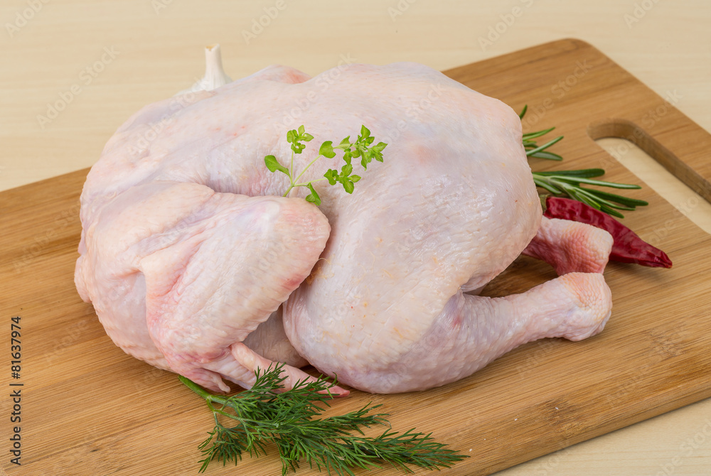 Raw chicken Raw chicken
