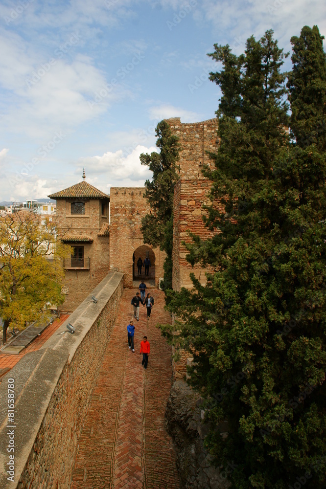 Naklejka premium Mura Alcazaba