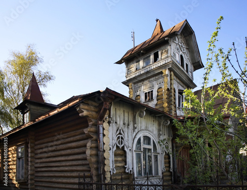 Luzhin house in Kimry. Tver Oblast. Russia
