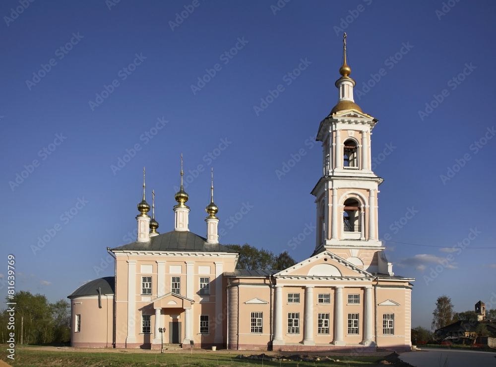 Church of the Ascension in Kimry. Tver Oblast. Russia Church of the Ascension in Kimry. Tver Oblast. Russia