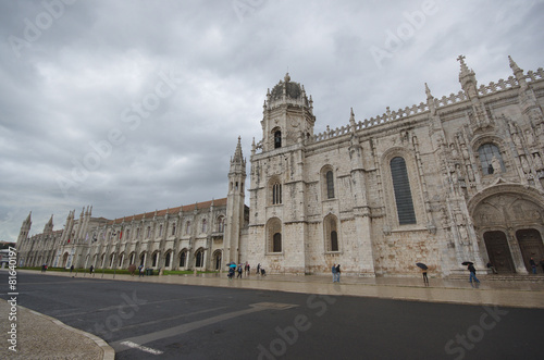 Jeronimos Monastery, exterior view, LIsbon, Portugal