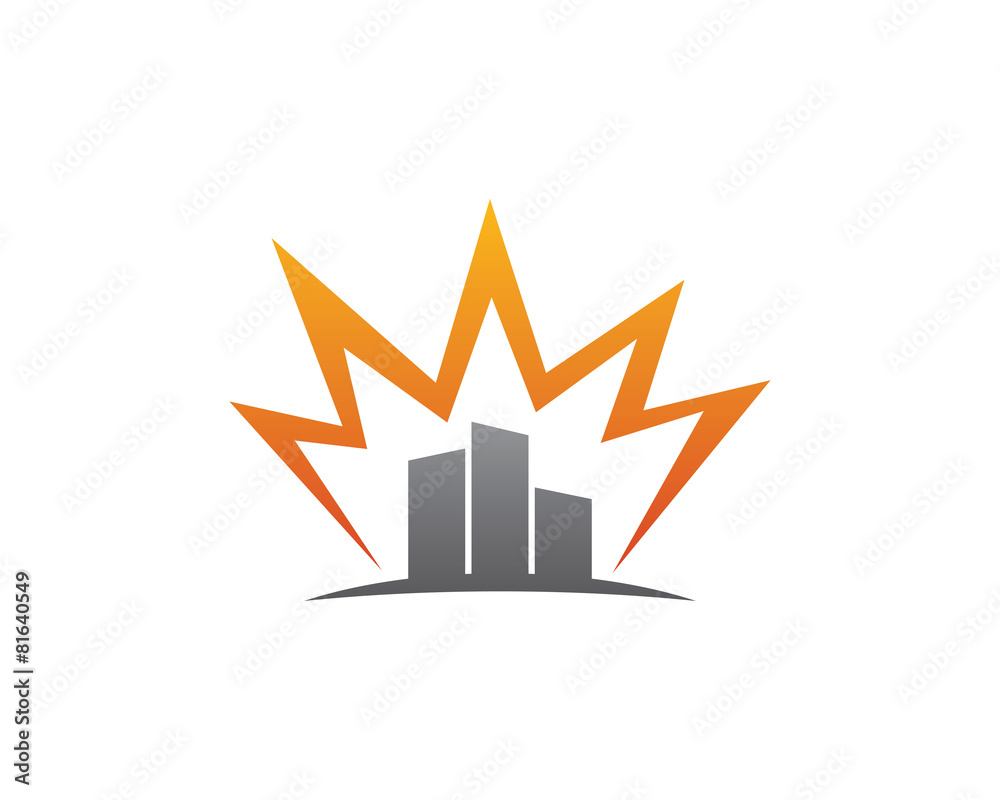 city spark 2 logo icon template city spark 2 logo icon template