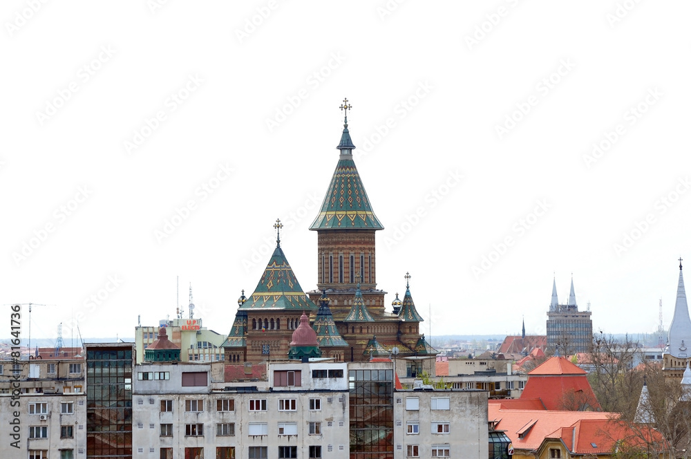 Fototapeta premium timisoara city cathedral