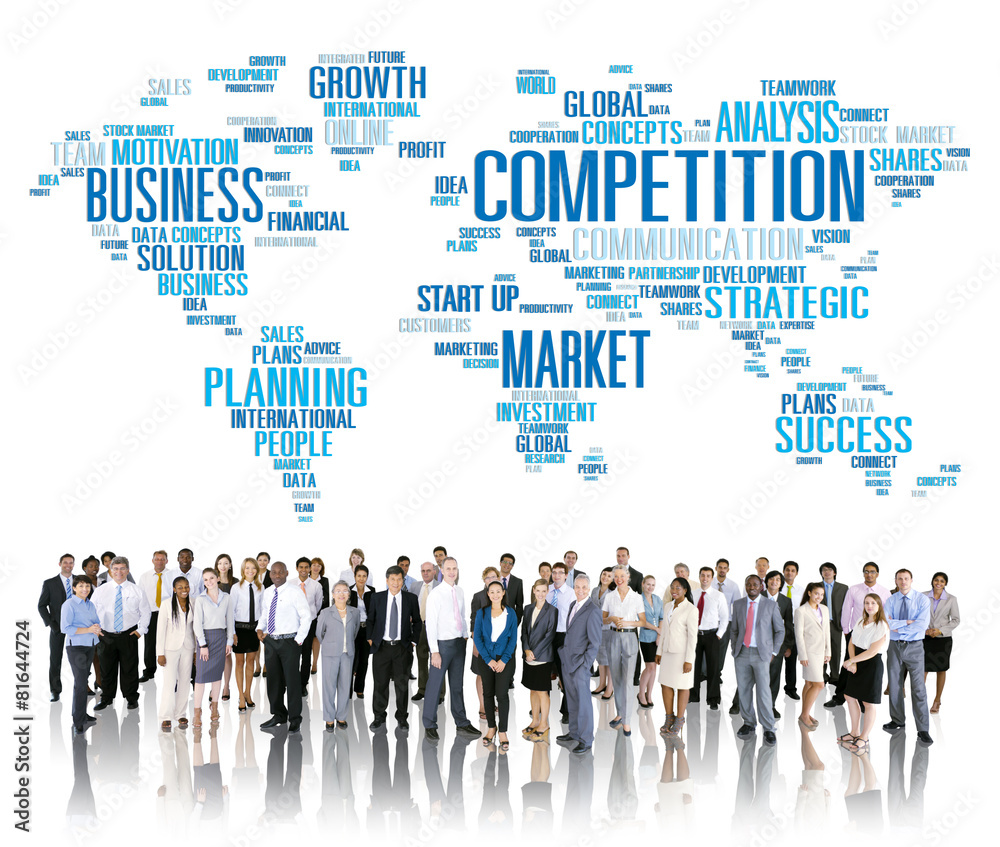 Competition Market Global Challenge Contest Concept Competition Market Global Challenge Contest Concept