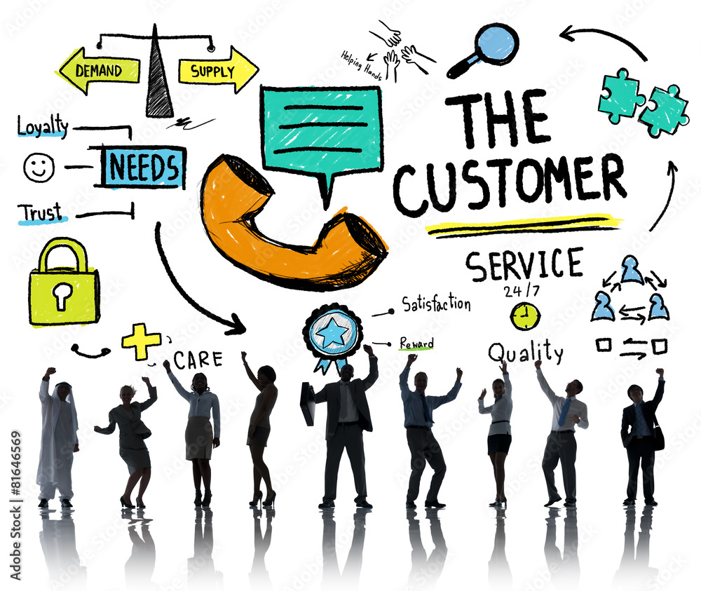 The Customer Service Target Market Support Assistance Concept The Customer Service Target Market Support Assistance Concept