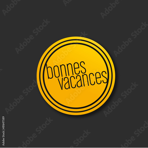 bonnes vacances