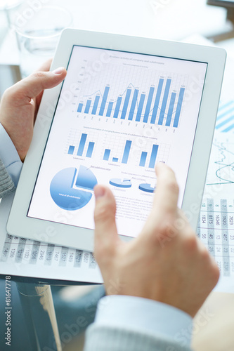 Obraz na płótnie Analysis of data