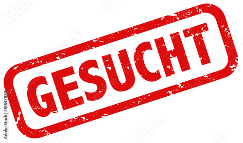 Gesucht Stempel rot