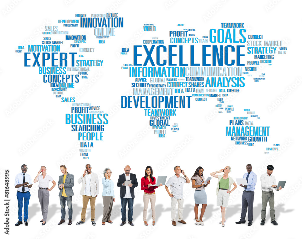 Excellence Expertise Perfection Global Growth Concept Excellence Expertise Perfection Global Growth Concept