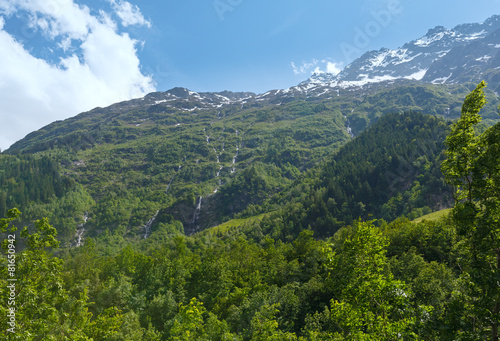Grimsel Pass summer landscape (Switzerland). © wildman