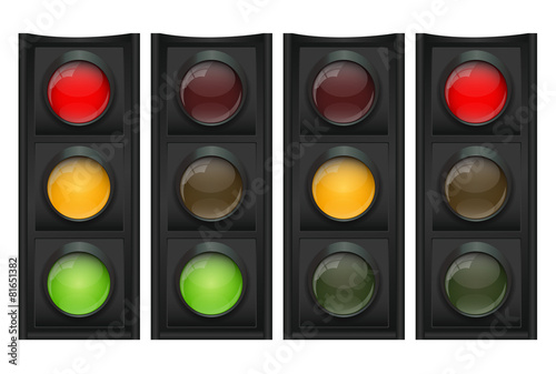 Traffic Light Vector Illustration
