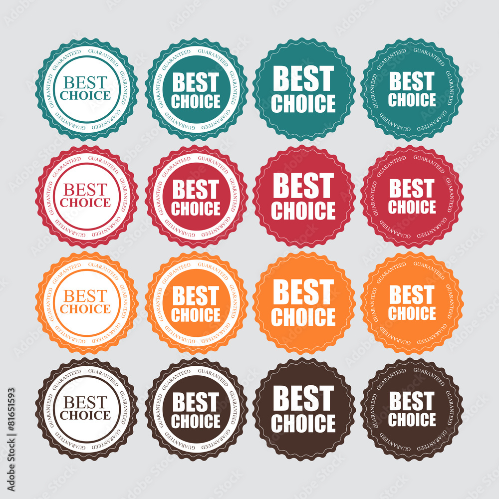 Best Choice Label with Ribbon Vector Illustration Best Choice Label with Ribbon Vector Illustration