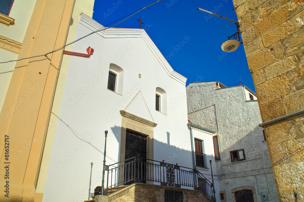 Church of Rosary. Bovino. Puglia. Italy.