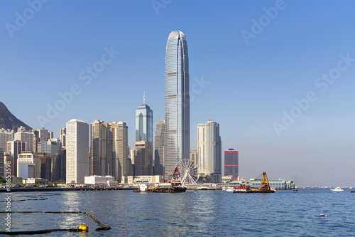 High rise buildings in Hong Kong. photo