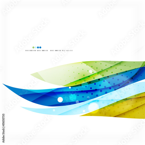 Green and blue light air lines