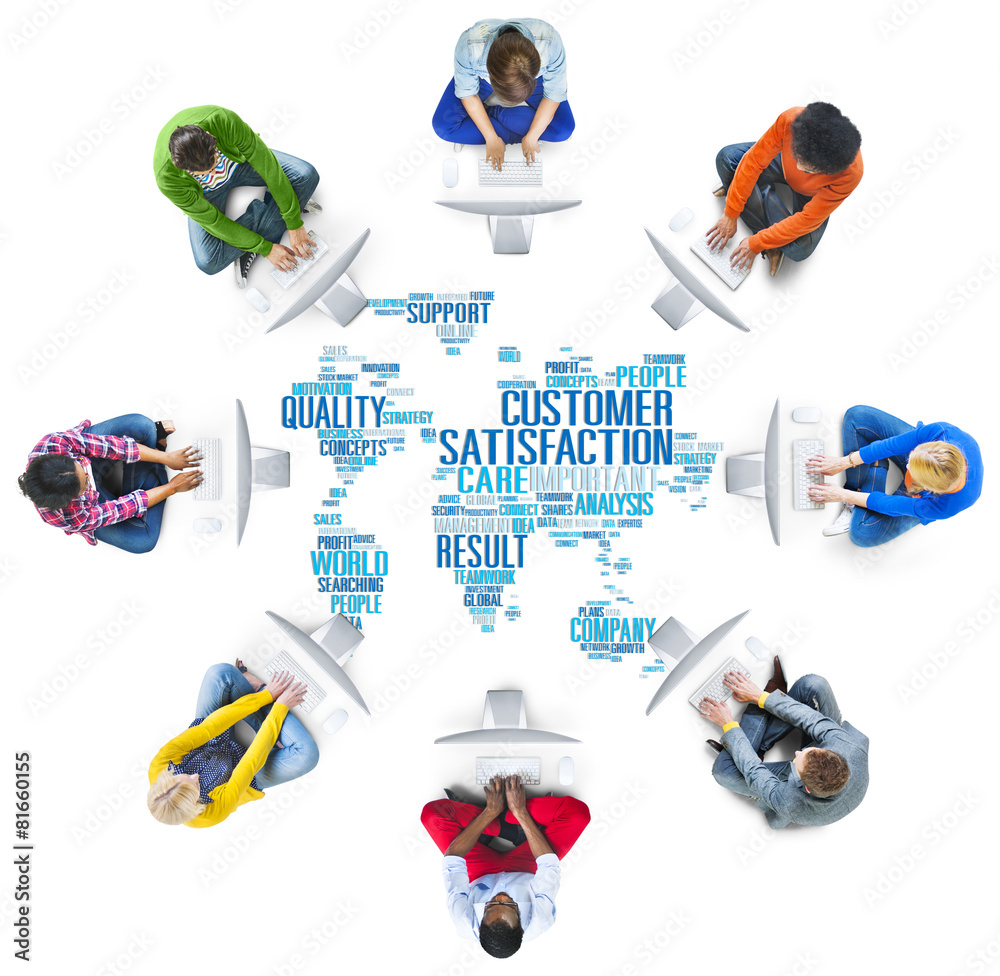 Customer Satisfaction Reliability Quality Service Concept Customer Satisfaction Reliability Quality Service Concept