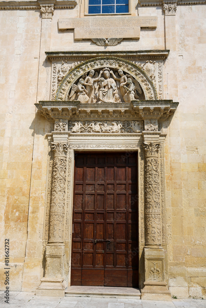 Church of Santa Maria degli Angeli in Lecce, Puglia, Italy