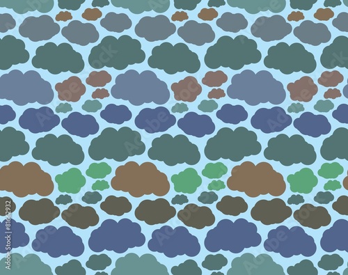 Background with clouds.