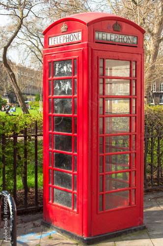 British Telecoms telephone in central London  UK