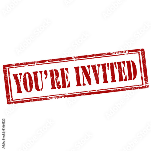 You're Invited-stamp