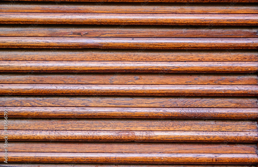 Weathered wooden ventilation louvers