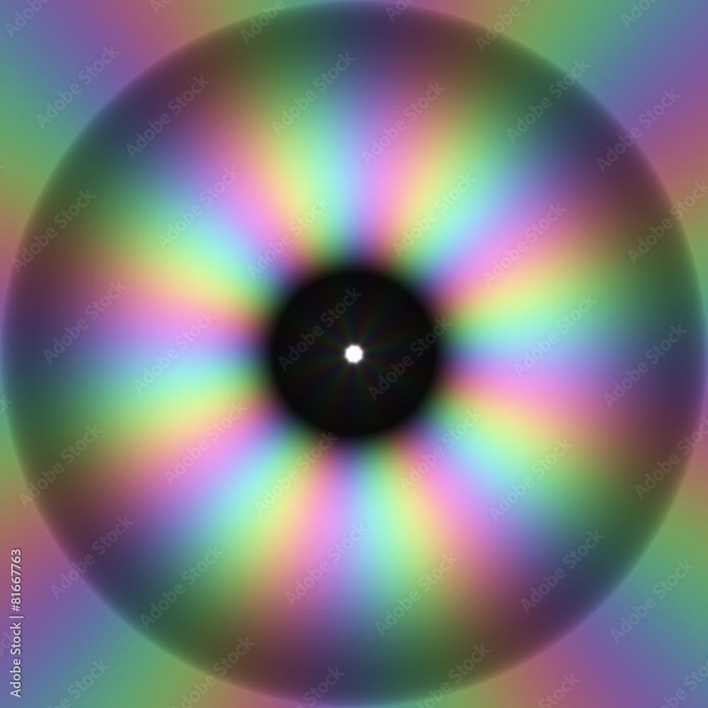 Turning of bright colorful circle, blurred streams Turning of bright colorful circle, blurred streams