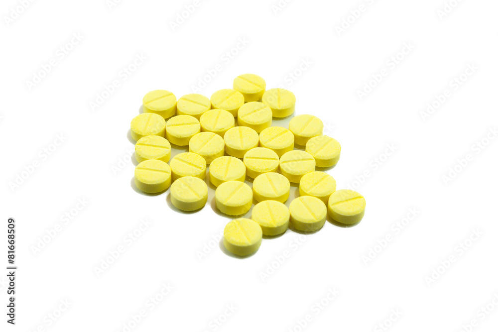 Round medicine tablet Round medicine tablet