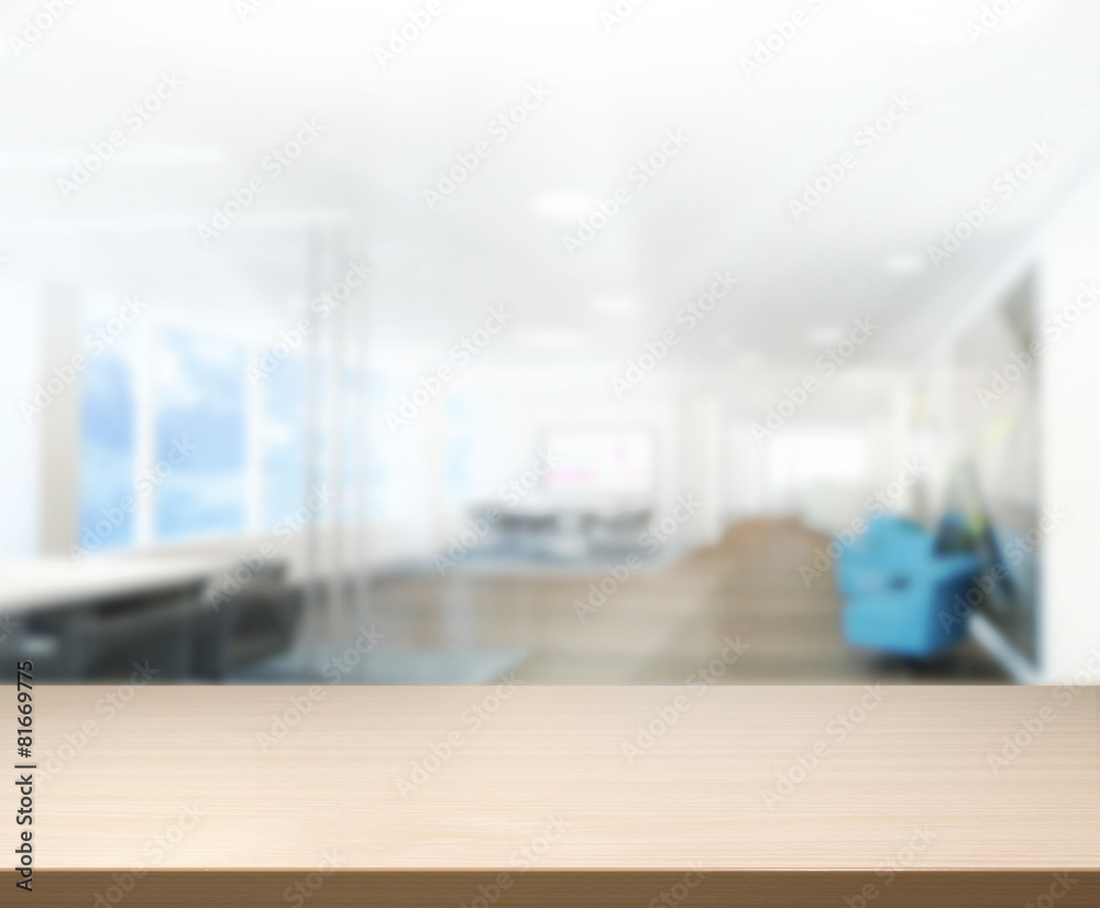 Fototapeta premium Top Table Of Background in Office