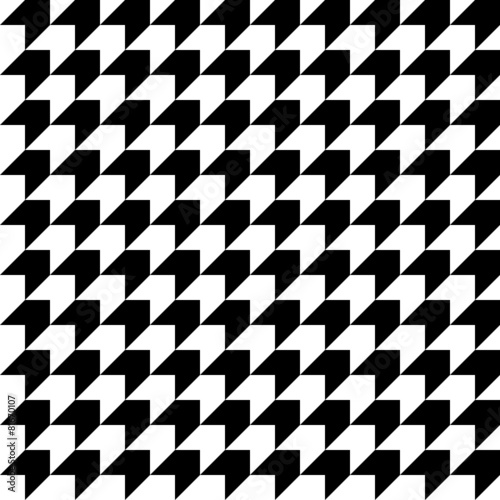 Retro Corner Pattern Seamless Black/White Diagonal