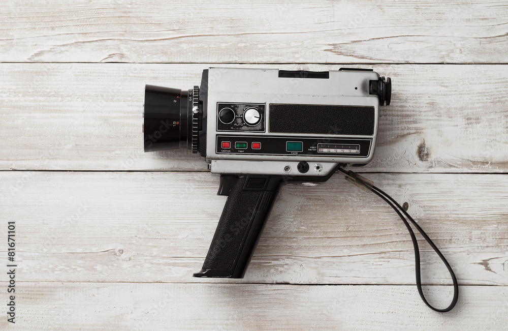 Fototapeta premium Vintage video camera
