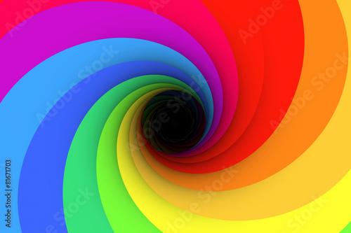 black hole multicolored