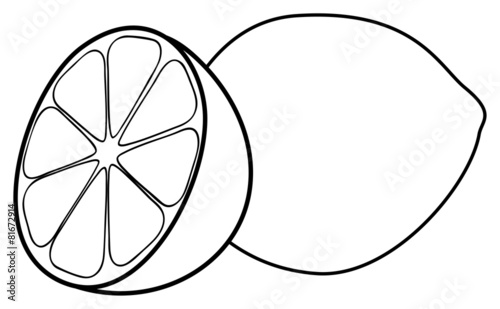 Delightful garden - One lemon and one half of lemon