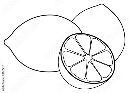 Delightful garden - Two lemons and one lemon half