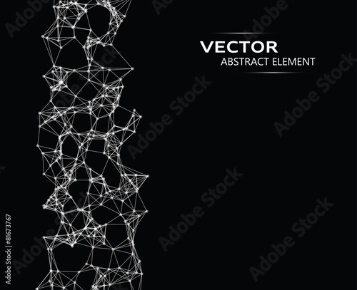Vector element of abstract cybernetic particles