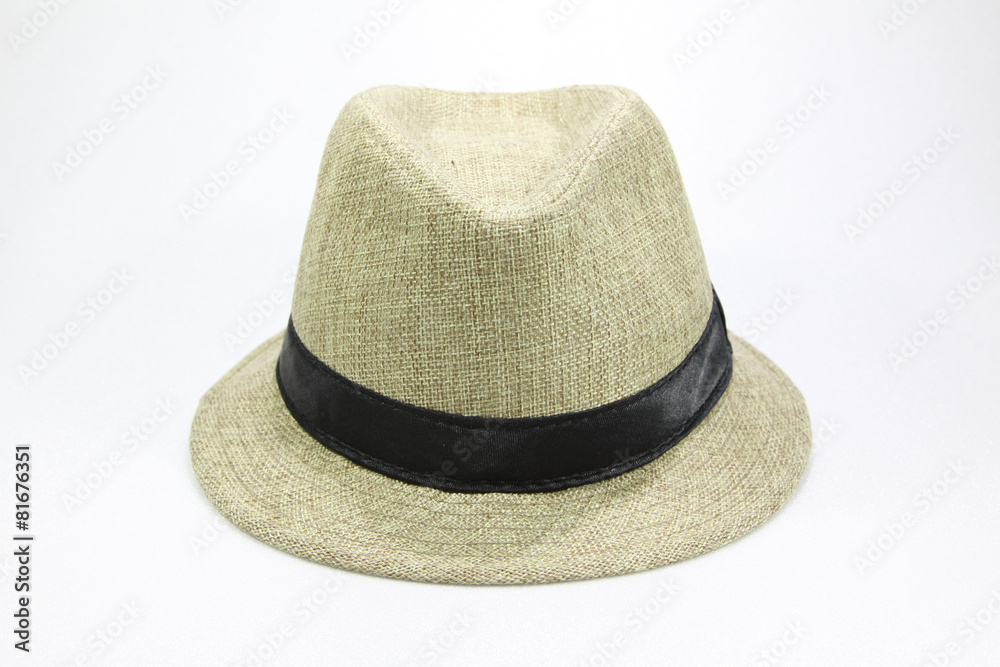 hat isolated on white background.