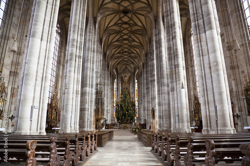the Church of St. George in Dinkelsbuhl, Bavaria, Germany photo