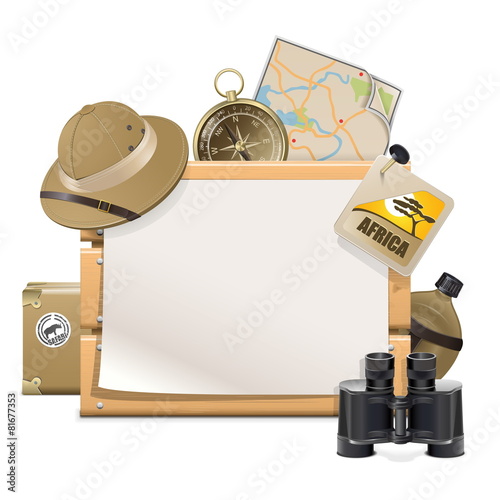 Vector Safari Frame