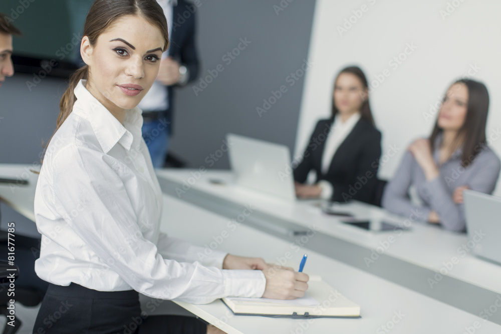 Fototapeta premium Young people in the office