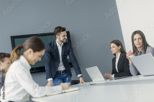 Young people in the office