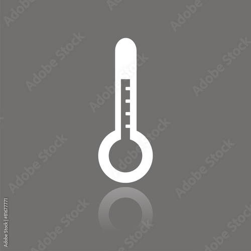 Icono termómetro FO reflejo