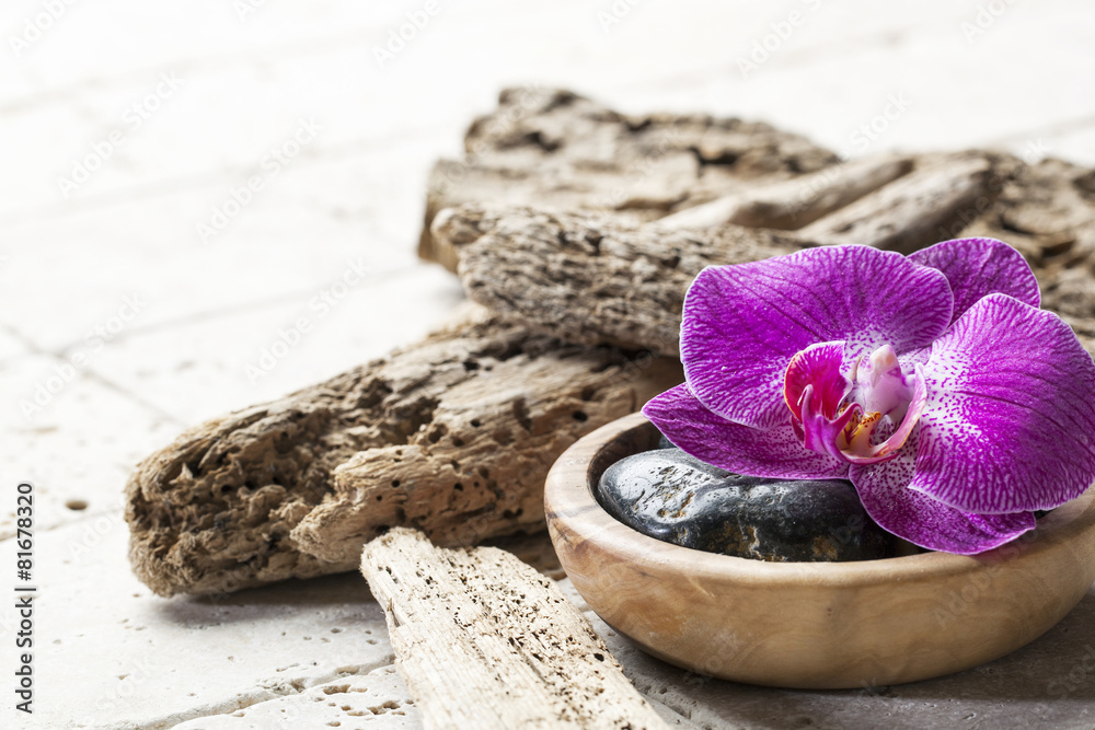 natural elements for beauty spa and massage Stock Photo | Adobe Stock