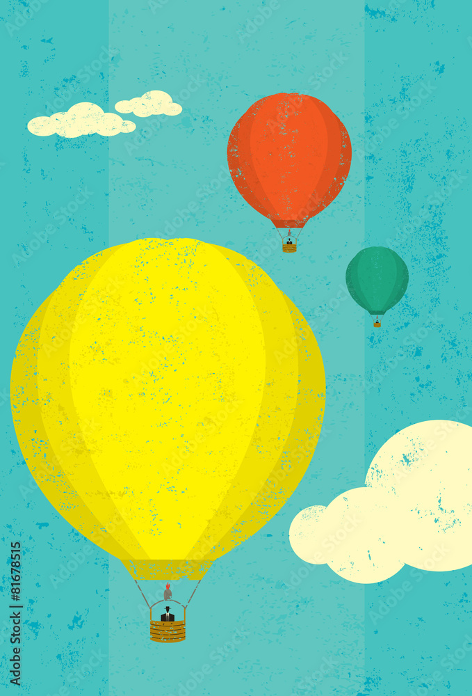 Obraz premium Hot air balloons