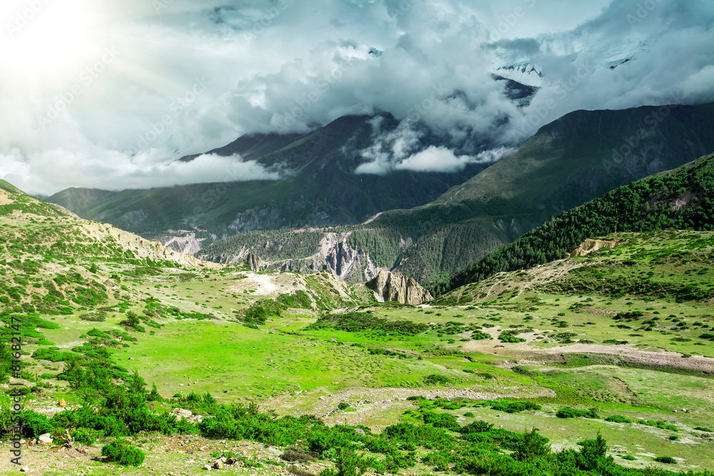 Fototapeta premium Trekking in Nepal