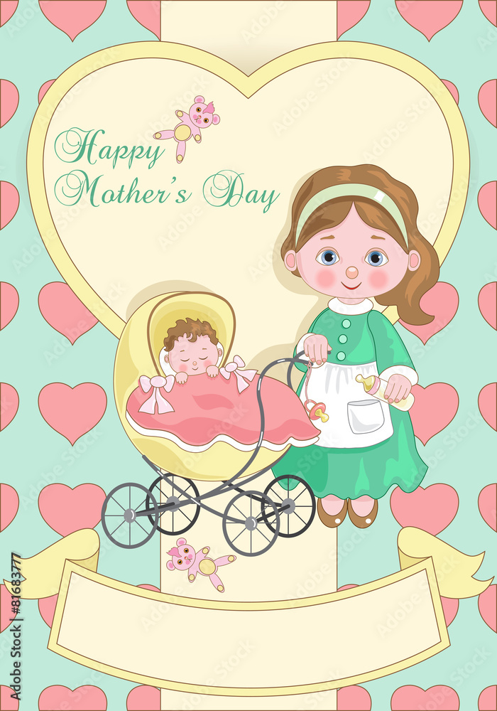 Fototapeta premium Happy Mother Day